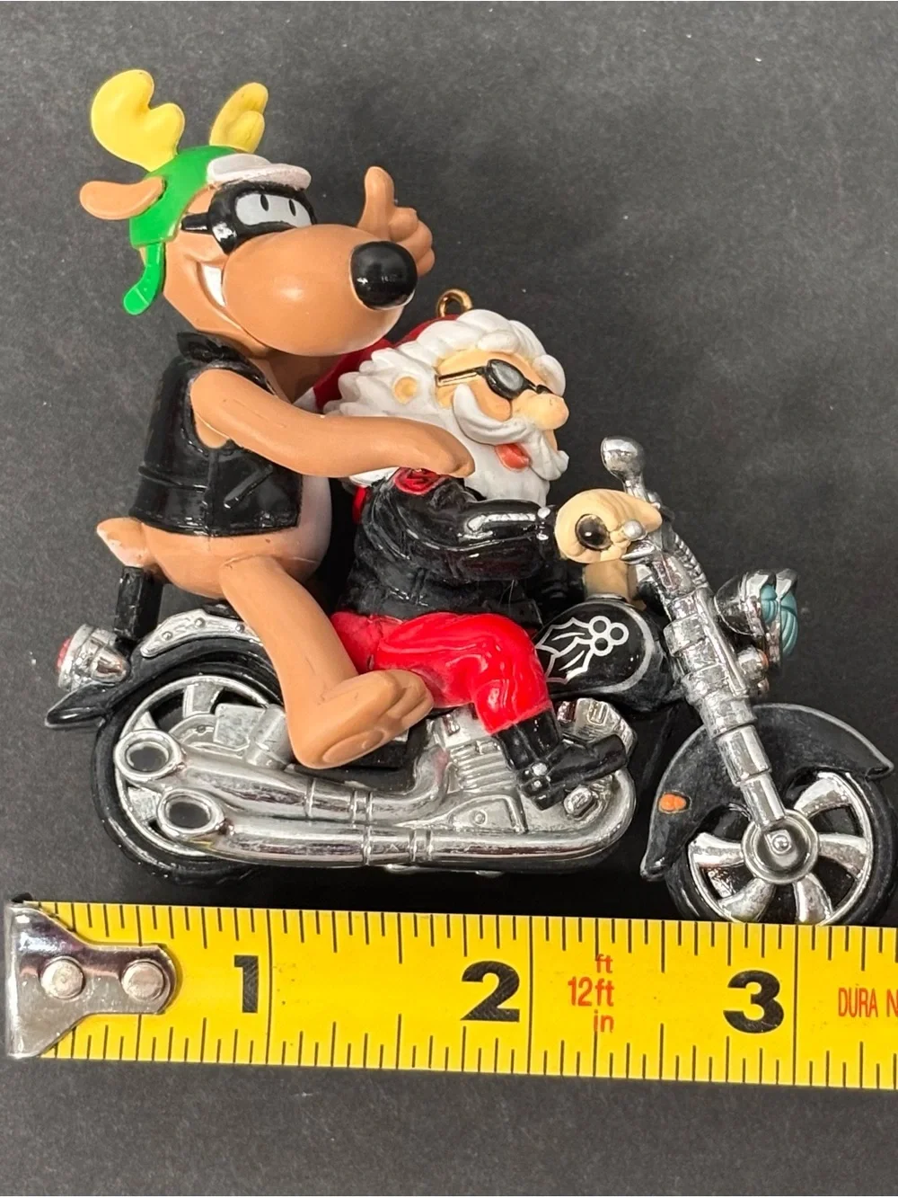 Carlton Cards Heirloom Collection 2002 "Rebel with a Claus" Motorcycle Ornament - Picture 14 of 14
